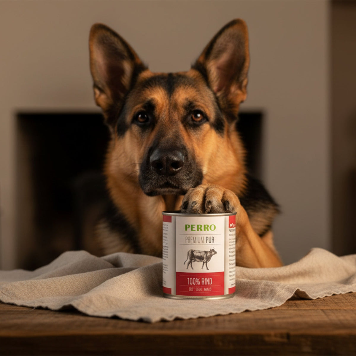 Perro Premium Pur Rind Nassfutter – 100% Singleprotein für Hunde mit Allergien &amp; sensibler Verdauung – Hypoallergen, Getreidefrei &amp; Schonend - Woofshack