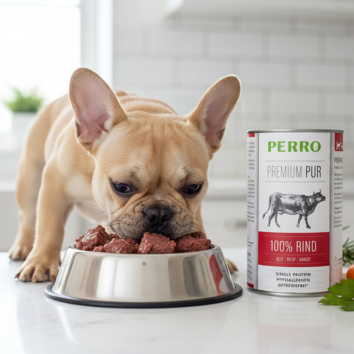 Perro Premium Pur Rind Nassfutter – 100% Singleprotein für Hunde mit Allergien &amp; sensibler Verdauung – Hypoallergen, Getreidefrei &amp; Schonend - Woofshack