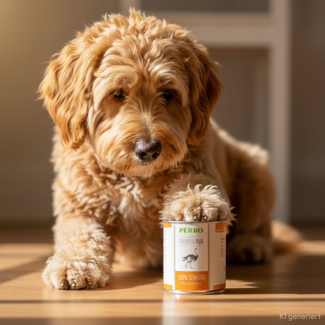 Perro Premium Pur Strauß – 100% Monoprotein Nassfutter für Hunde mit Futtermittelunverträglichkeit &amp; Allergien | Getreidefrei, Glutenfrei, Singleprotein - Woofshack