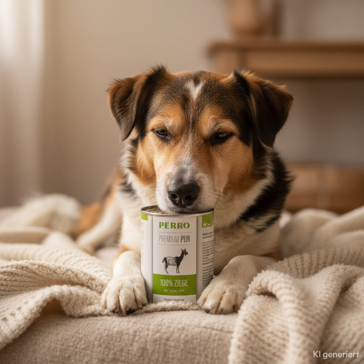 Perro Premium Pur Ziege – Hochwertiges Monoprotein-Nassfutter aus reiner Ziege für sensible Hunde, Allergiker &amp; wählerische Feinschmecker - Woofshack