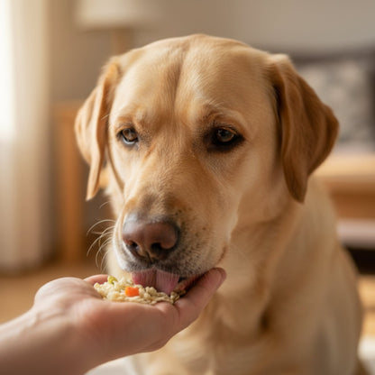 Perro Reisflocken mit Gemüse – Leicht verdauliche Schonkost für Hunde bei Magen - Darm - Problemen, Durchfall &amp; Aufbaukost - Woofshack