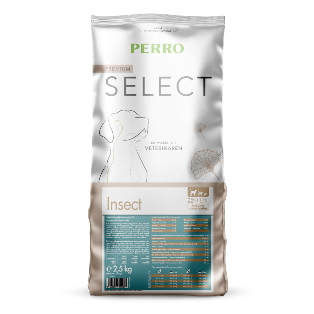 Perro Select Insect - Hunde Trockenfutter - Woofshack