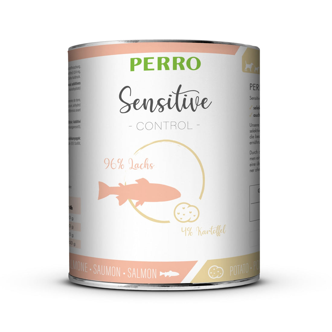 Perro Sensitive Control Lachs & Kartoffeln - Hunde Nassfutter - Woofshack