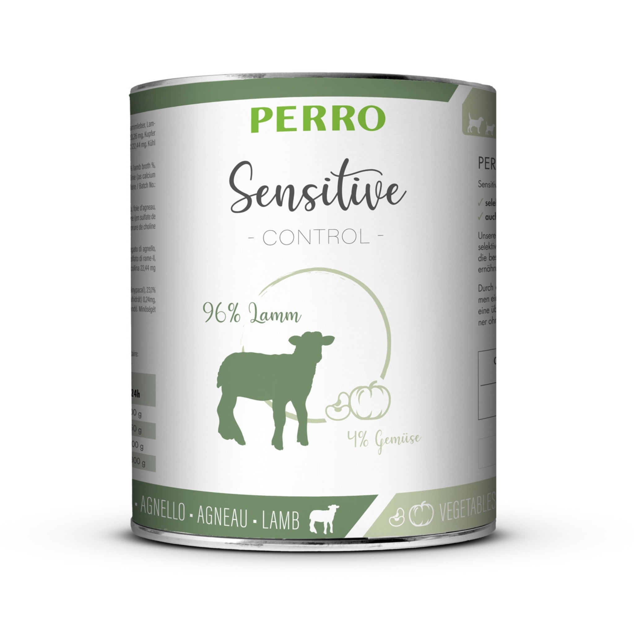 Perro Sensitive Control Lamm &amp; Gemüse - Hunde Nassfutter - Woofshack