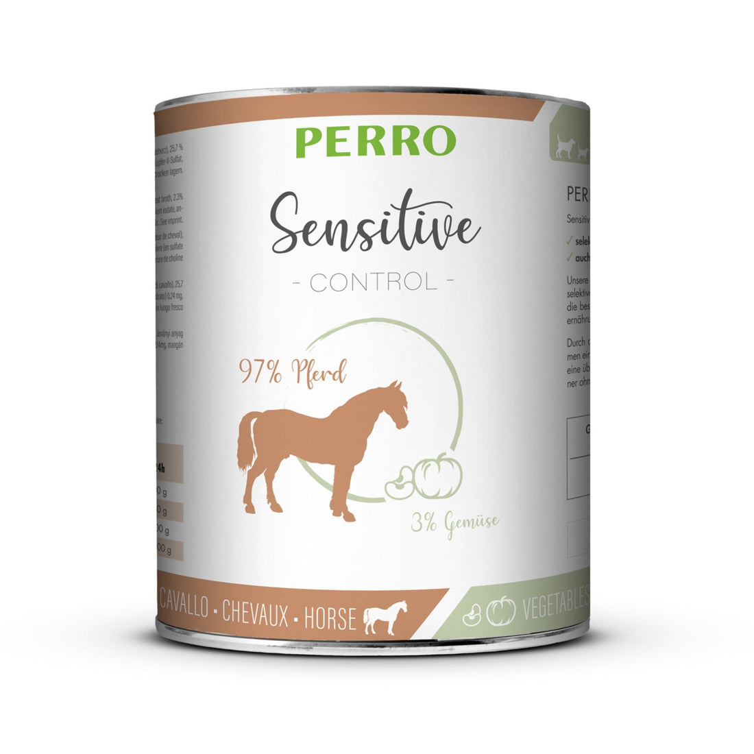 Perro Sensitive Control Pferd & Gemüse - Hunde Nassfutter - Woofshack