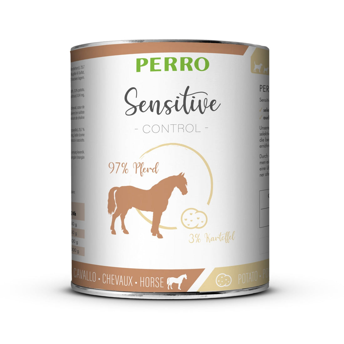 Perro Sensitive Control Pferd & Kartoffel - Hunde Nassfutter - Woofshack
