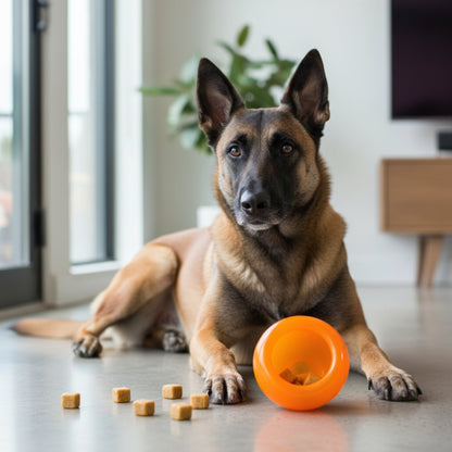 Planet Dog Orbee - Tuff Snoop Intelligenzspielzeug – Interaktiver Leckerli - Spender gegen Langeweile &amp; für mentale Auslastung - Woofshack
