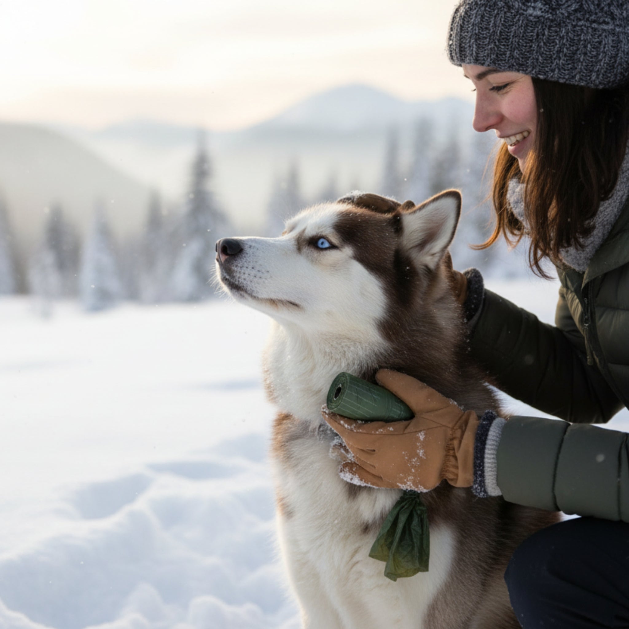PoopyGo Hundekotbeutel biologisch abbaubar – Extra dick, reißfest &amp; auslaufsicher mit Lavendelduft für stressfreies Gassi gehen - Woofshack