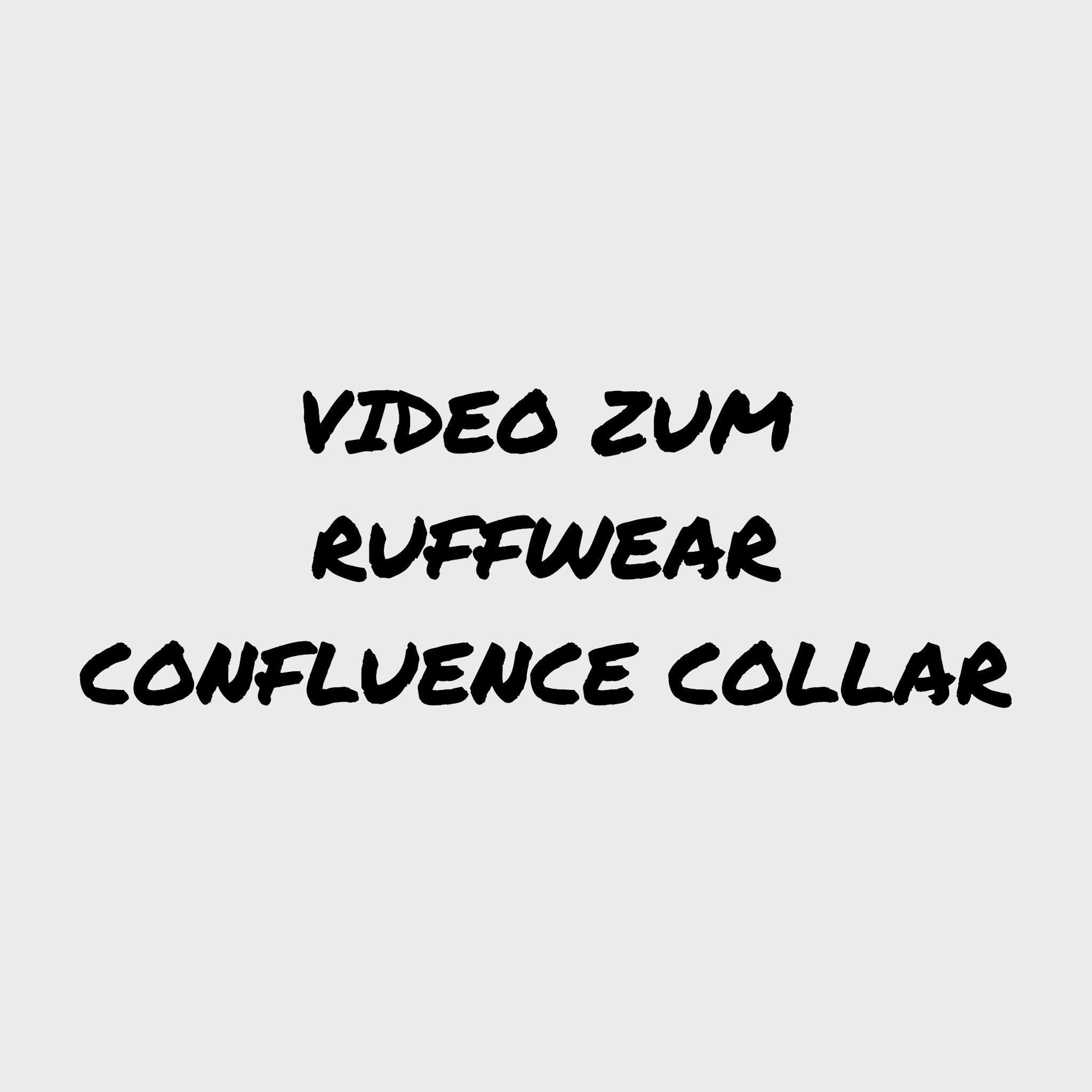 Video Ruffwear Confluence Collar Wasserdichtes Hundehalsband