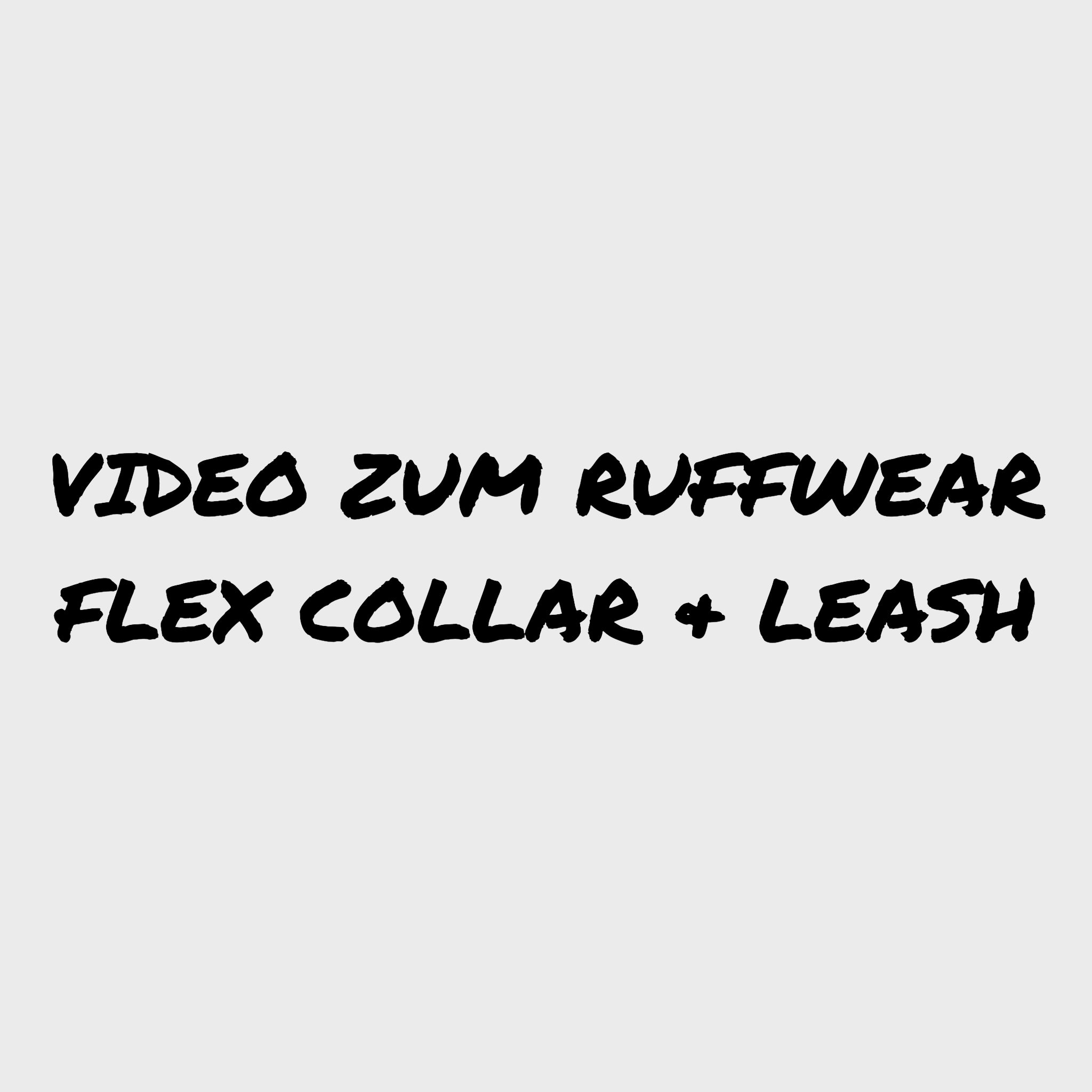 Video - Ruffwear Front Range Flex Collar
