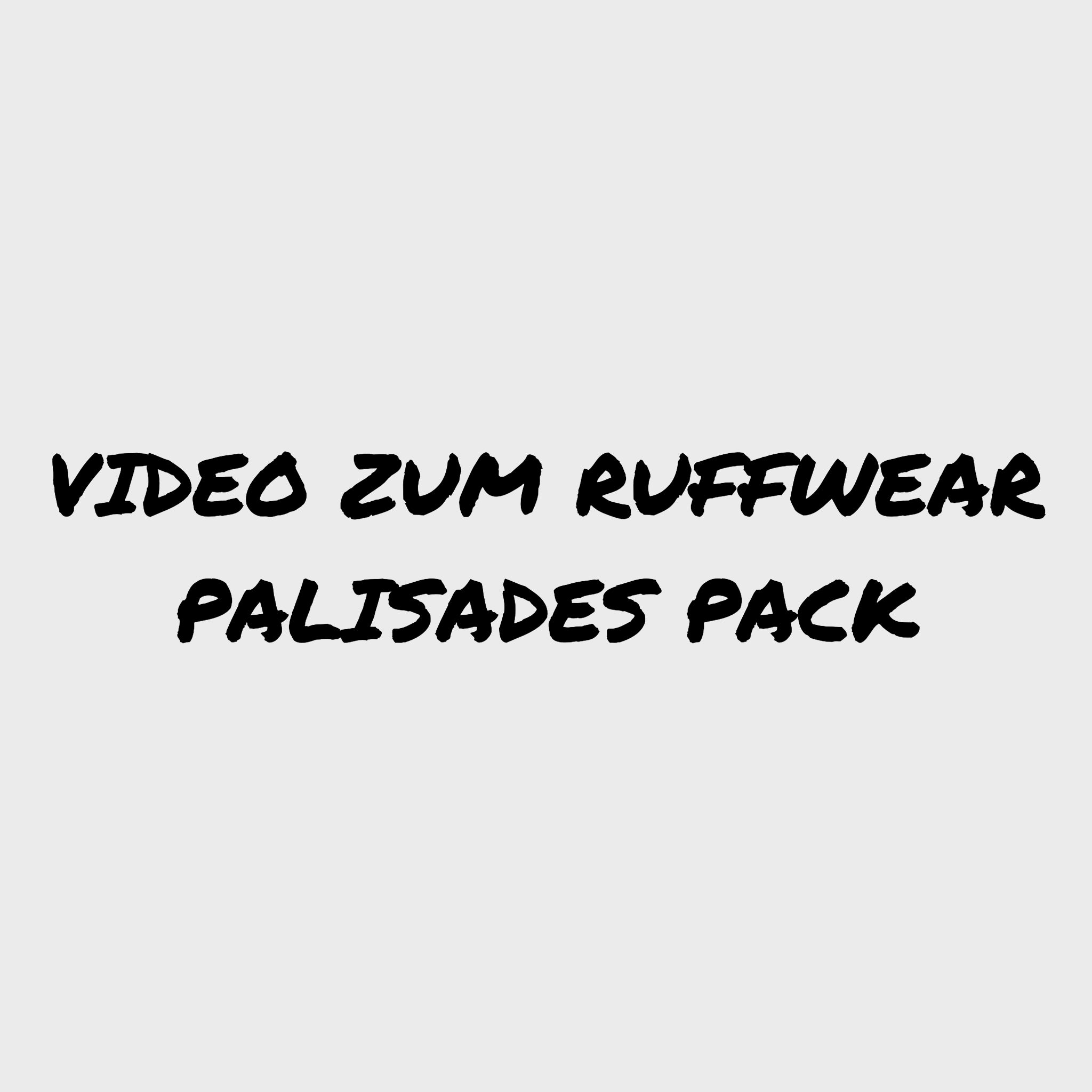 Video - Ruffwear Palisades Pack