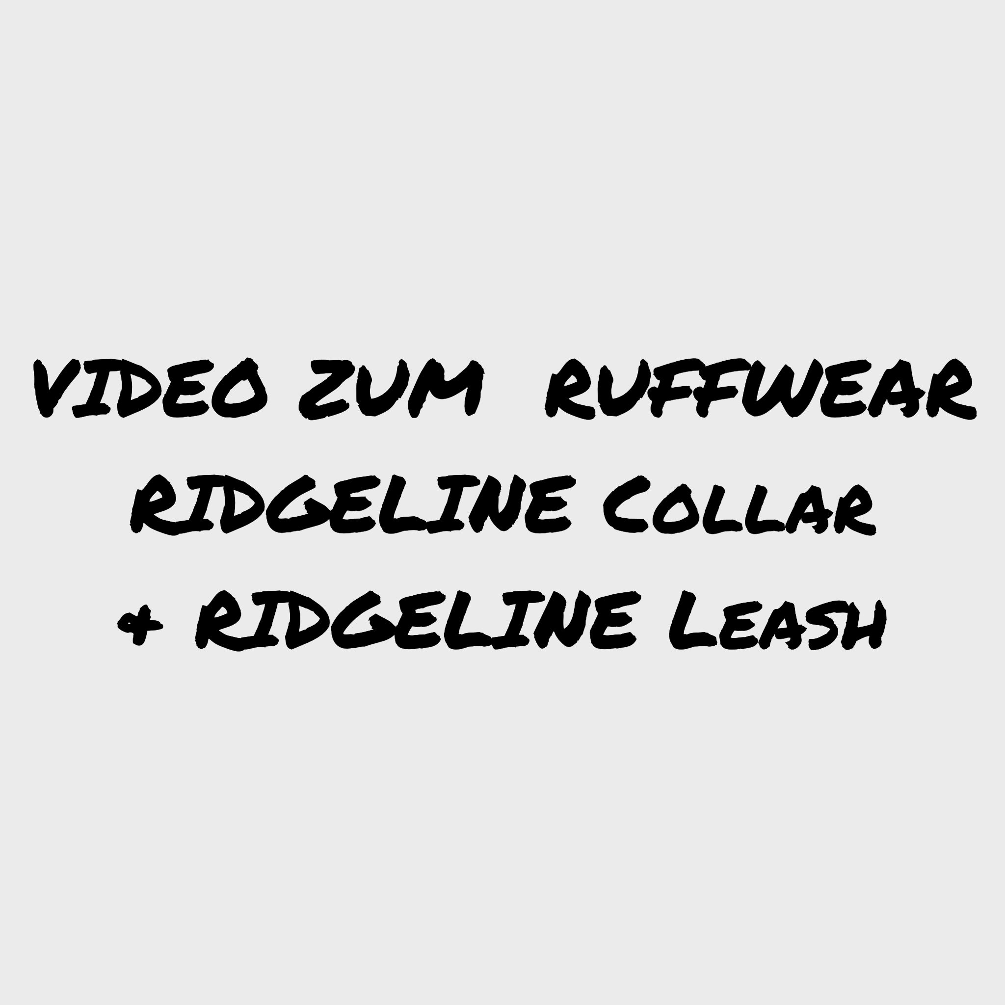 Video - Ruffwear Ridgeline Collar Hundehalsband