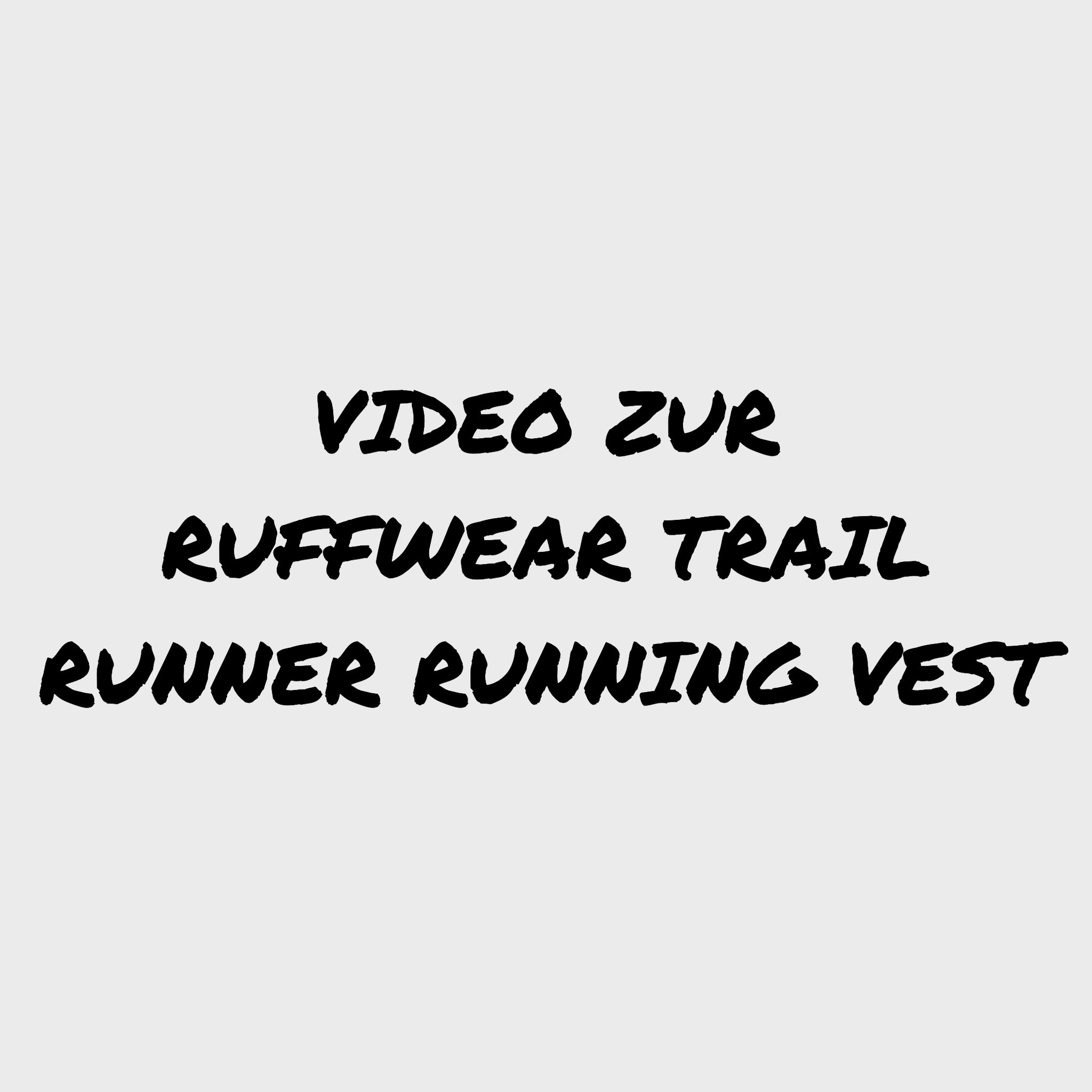 Video: Ruffwear Trail Runner Running Vest