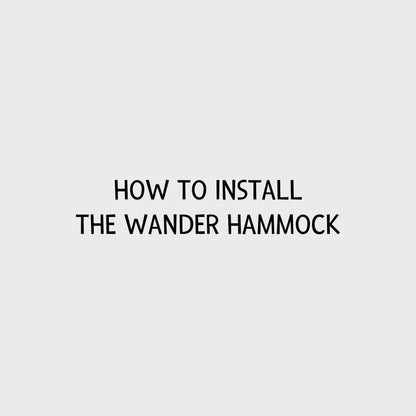 Video - How to install the Kurgo Wander Hammock