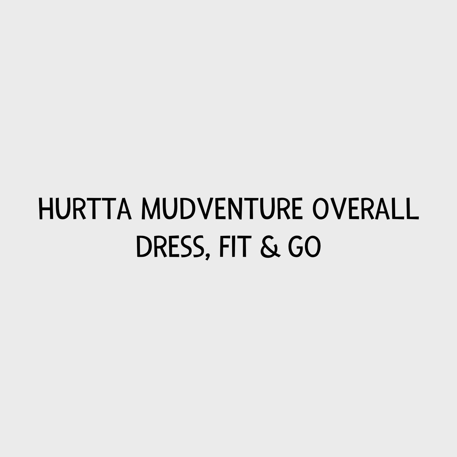 Video - Hurtta Mudventure Overall Dress, Fit &amp; Go