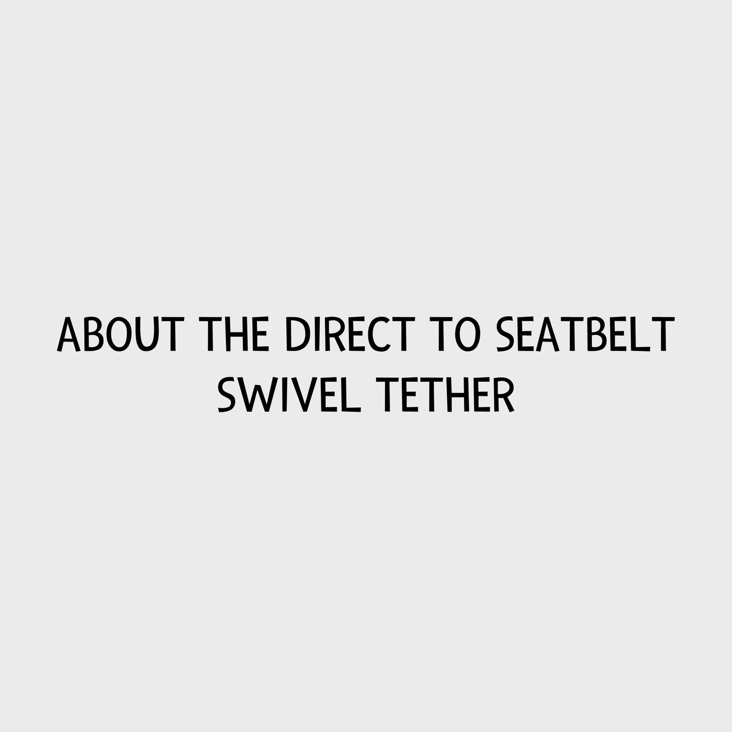 Video - Kurgo Direct to seatbelt swivel tether