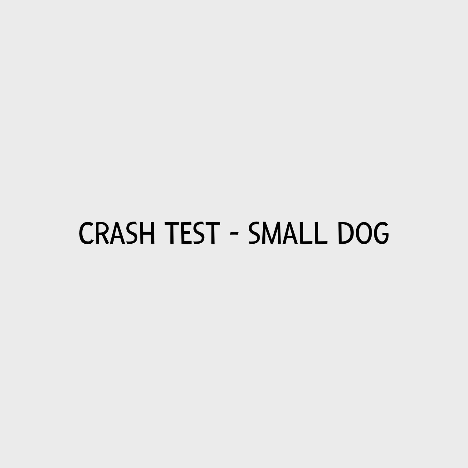 Video - Kurgo Impact Harness - Crash Test Small Dog