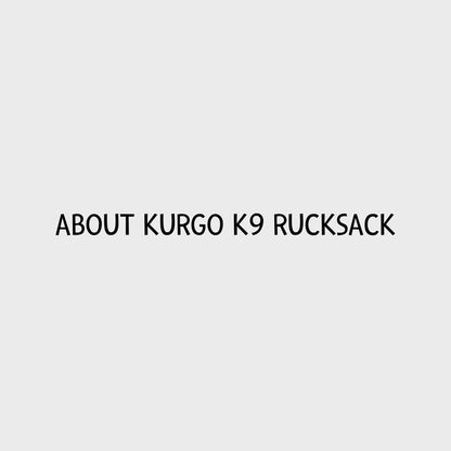Video - Kurgo K9 Rucksack