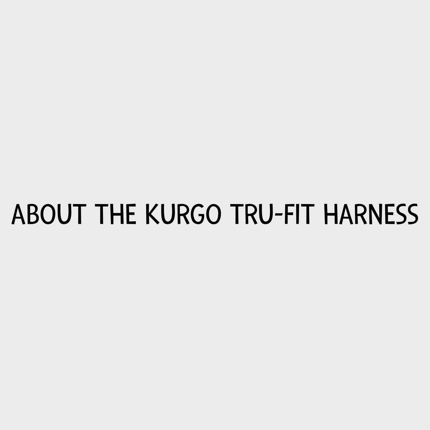 Video - Kurgo Tru-Fit Harness