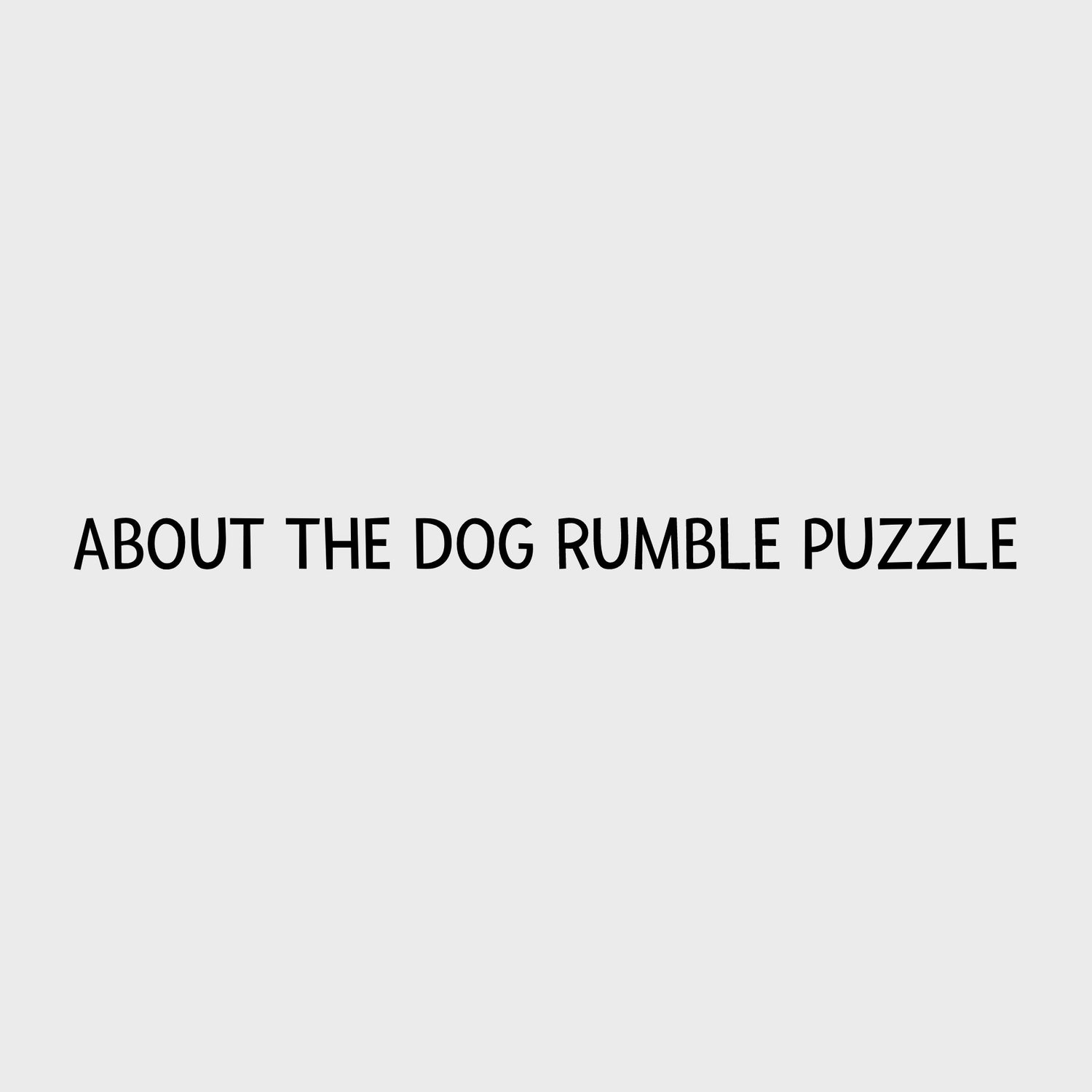 Video - Nina Ottosson Dog Rumble Puzzle