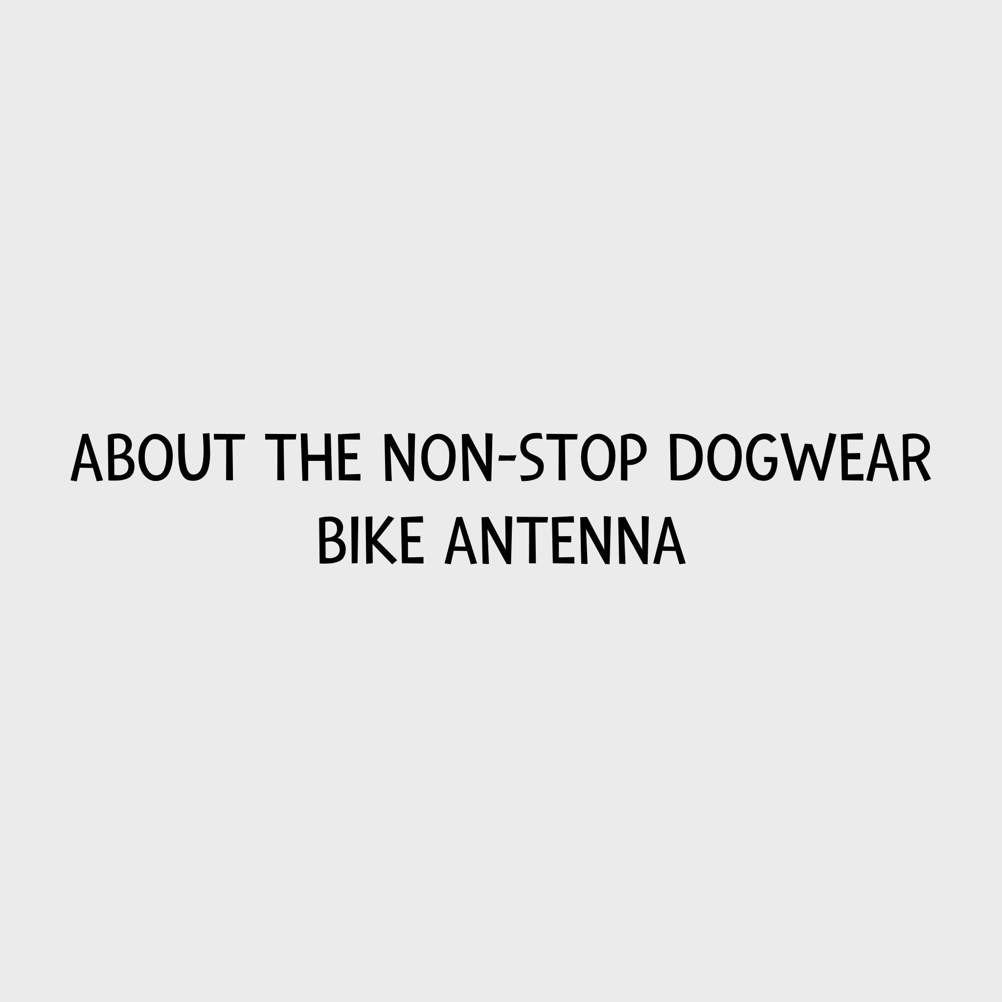 Video - Non-stop dogwear Bike Antenna