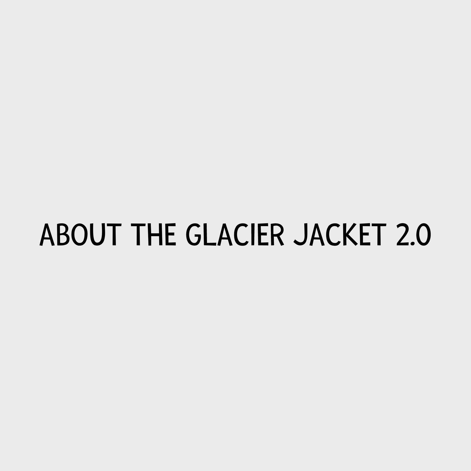 Video - Non-stop dogwear Glacier Jacket 2.0