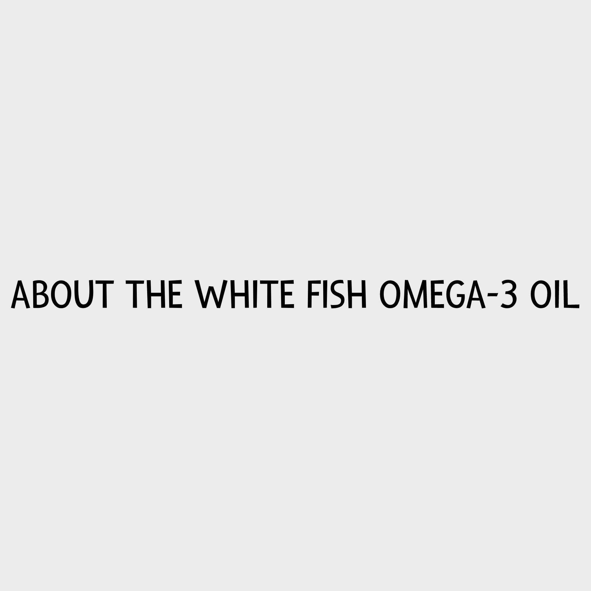 Video - Non-stop dogwear White Fish Omega-3 Oil for dogs
