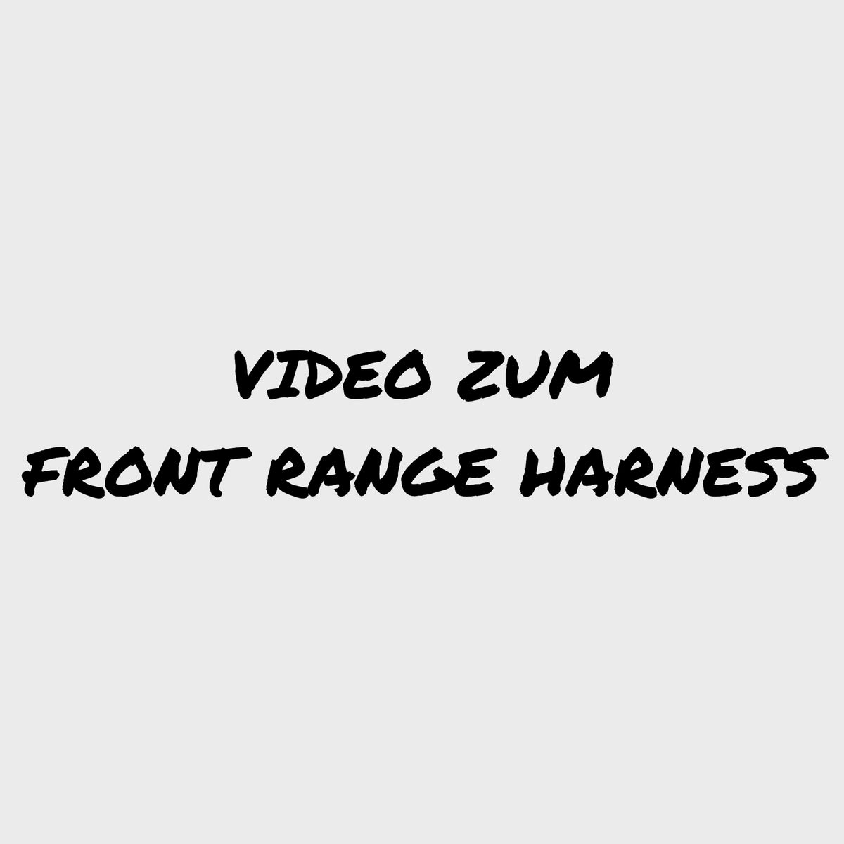 Video - Ruffwear Front Range Harness