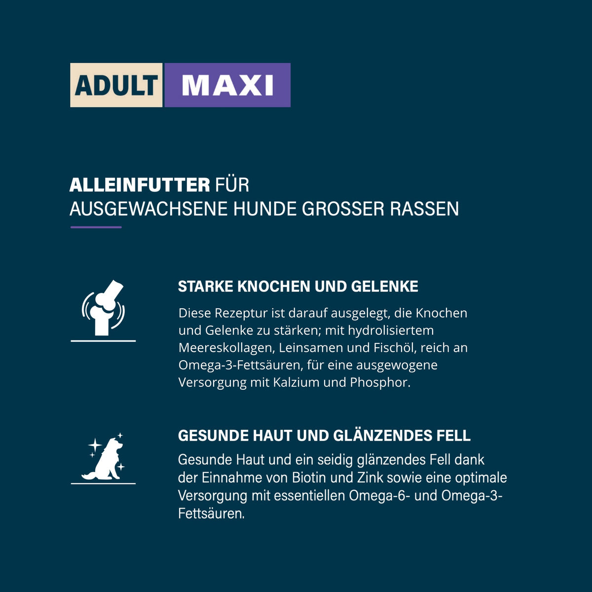 Flatazor Pro-Nutrition Prestige Adult Maxi – Premium Trockenfutter für große Hunde mit ausgewogener Nährstoffformel für Vitalität, gesunde Gelenke und glänzendes Fell