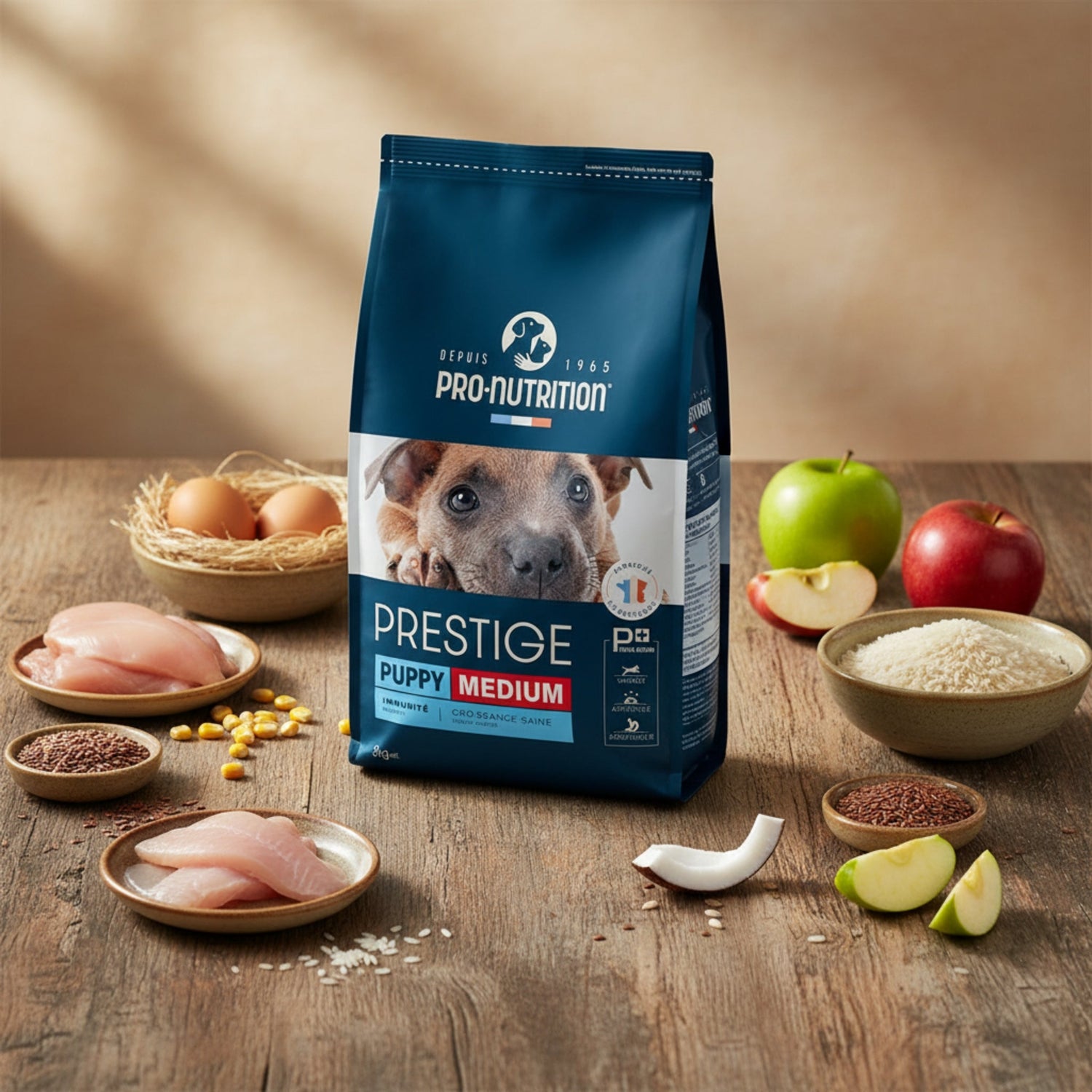 Pro - Nutrition Prestige Puppy Medium – Premium Welpenfutter für mittelgroße Rassen - Woofshack