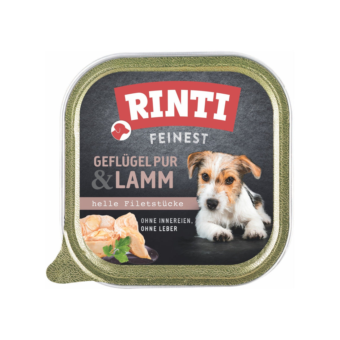 RINTI Feinest Geflügel pur &amp; Lamm - Hunde Nassfutter - Woofshack