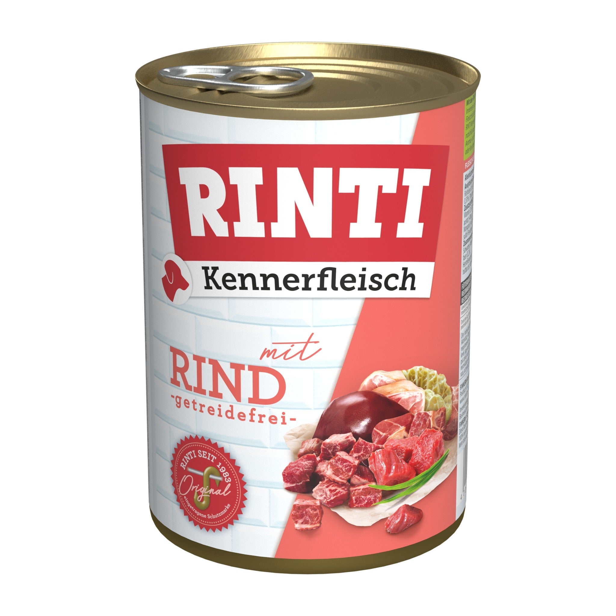 RINTI Kennerfleisch mit Rind - Hunde Nassfutter - Woofshack