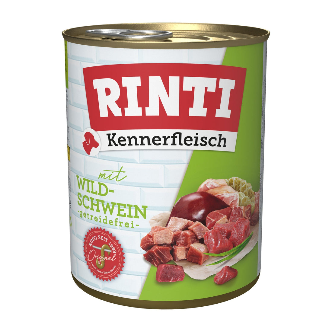 RINTI Kennerfleisch mit Wildschwein - Hunde Nassfutter - Woofshack