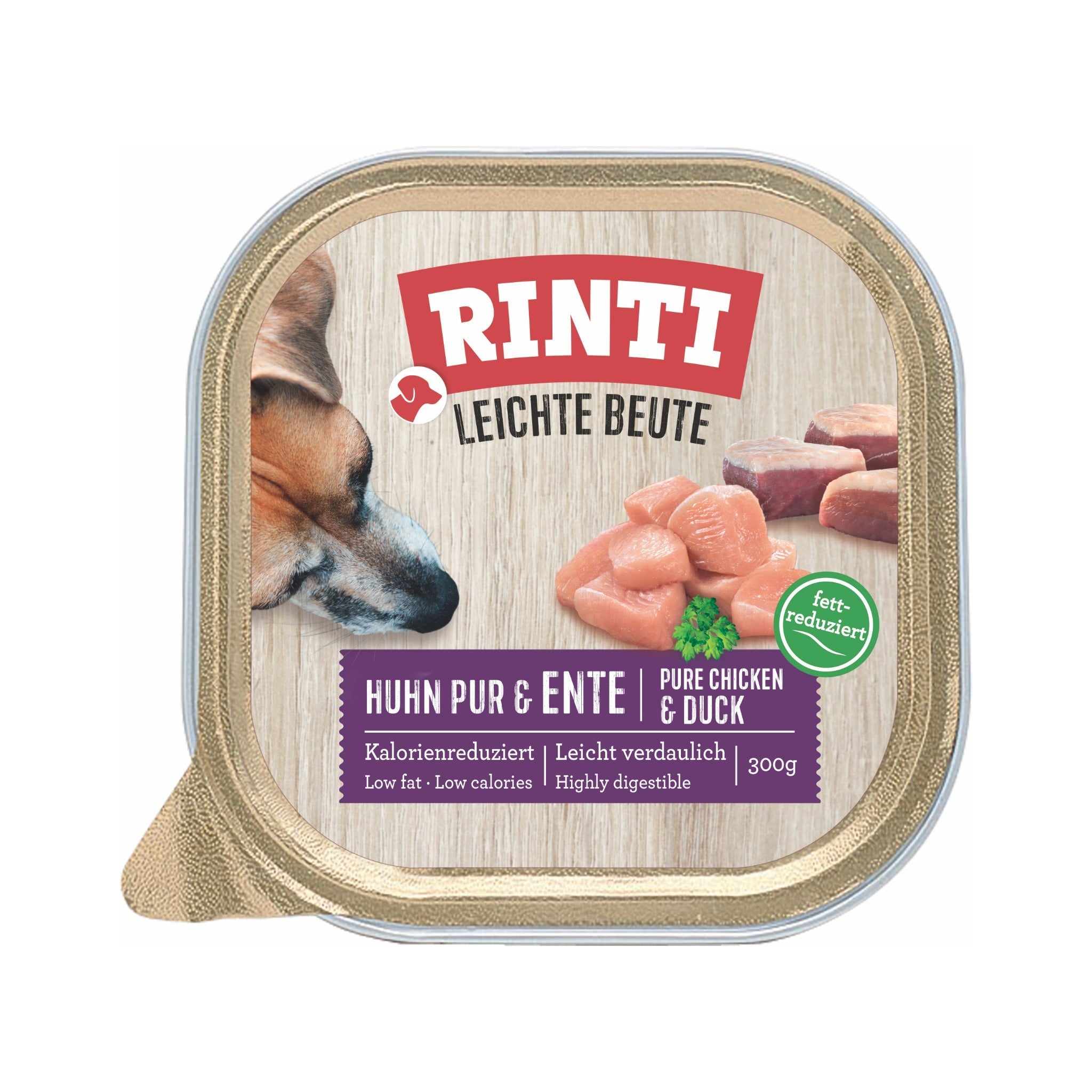 RINTI Leichte Beute Huhn Pur &amp; Ente - Hunde Nassfutter - Woofshack