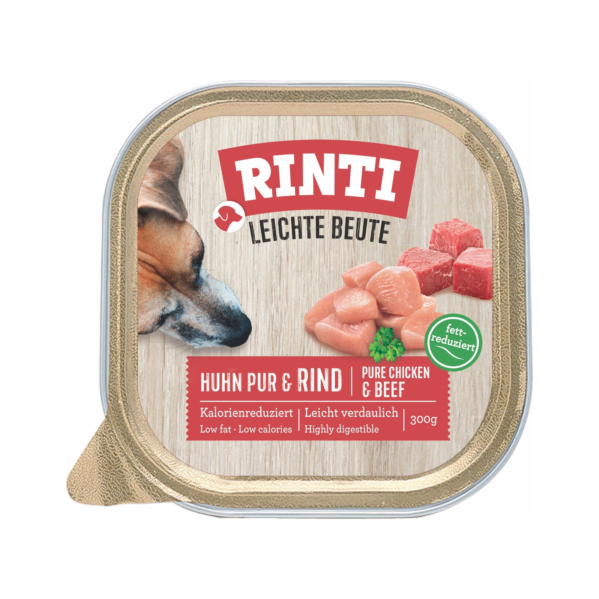RINTI Leichte Beute Huhn Pur &amp; Rind - Hunde Nassfutter - Woofshack