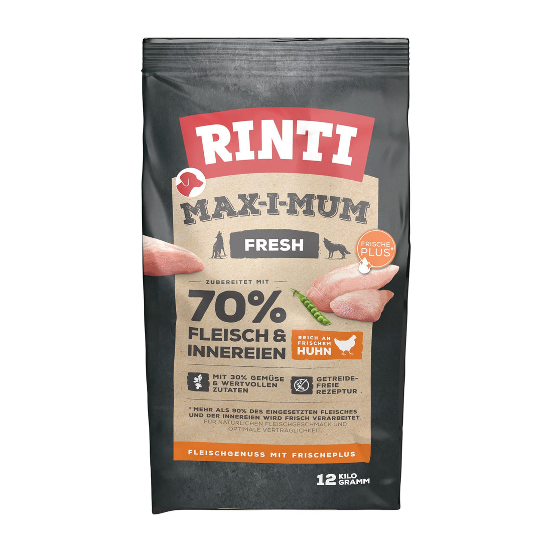 RINTI Max - i - Mum Adult Hundetrockenfutter - Huhn - Woofshack