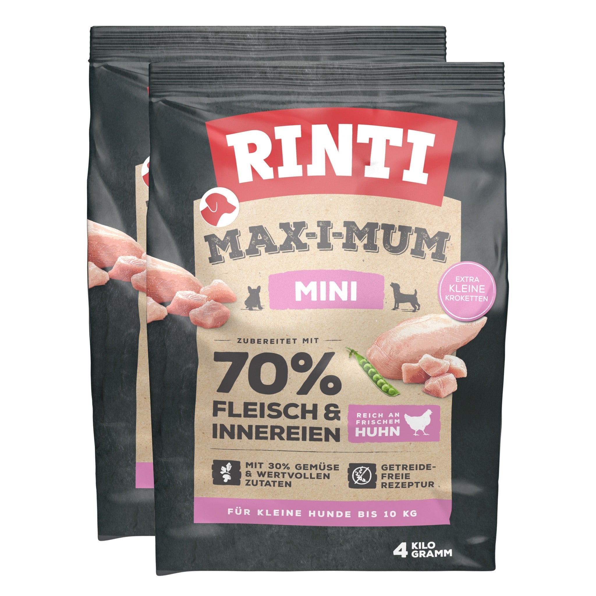 RINTI Max - i - Mum Adult Mini Hundetrockenfutter - Huhn - Woofshack