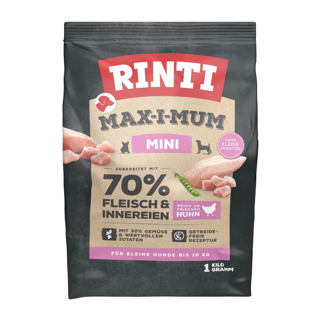 RINTI Max - i - Mum Adult Mini Hundetrockenfutter - Huhn - Woofshack