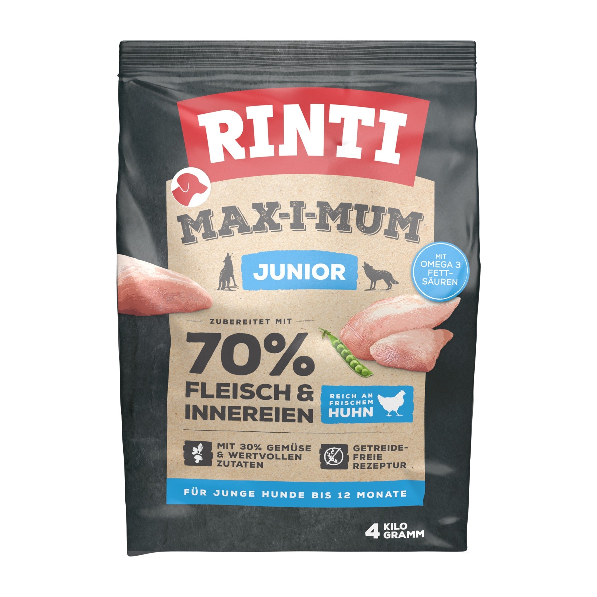 RINTI Max - i - Mum Junior Hundetrockenfutter - Huhn - Woofshack