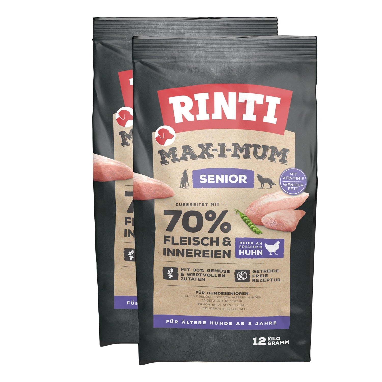 RINTI Max - i - Mum Senior Hundetrockenfutter - Huhn - Woofshack