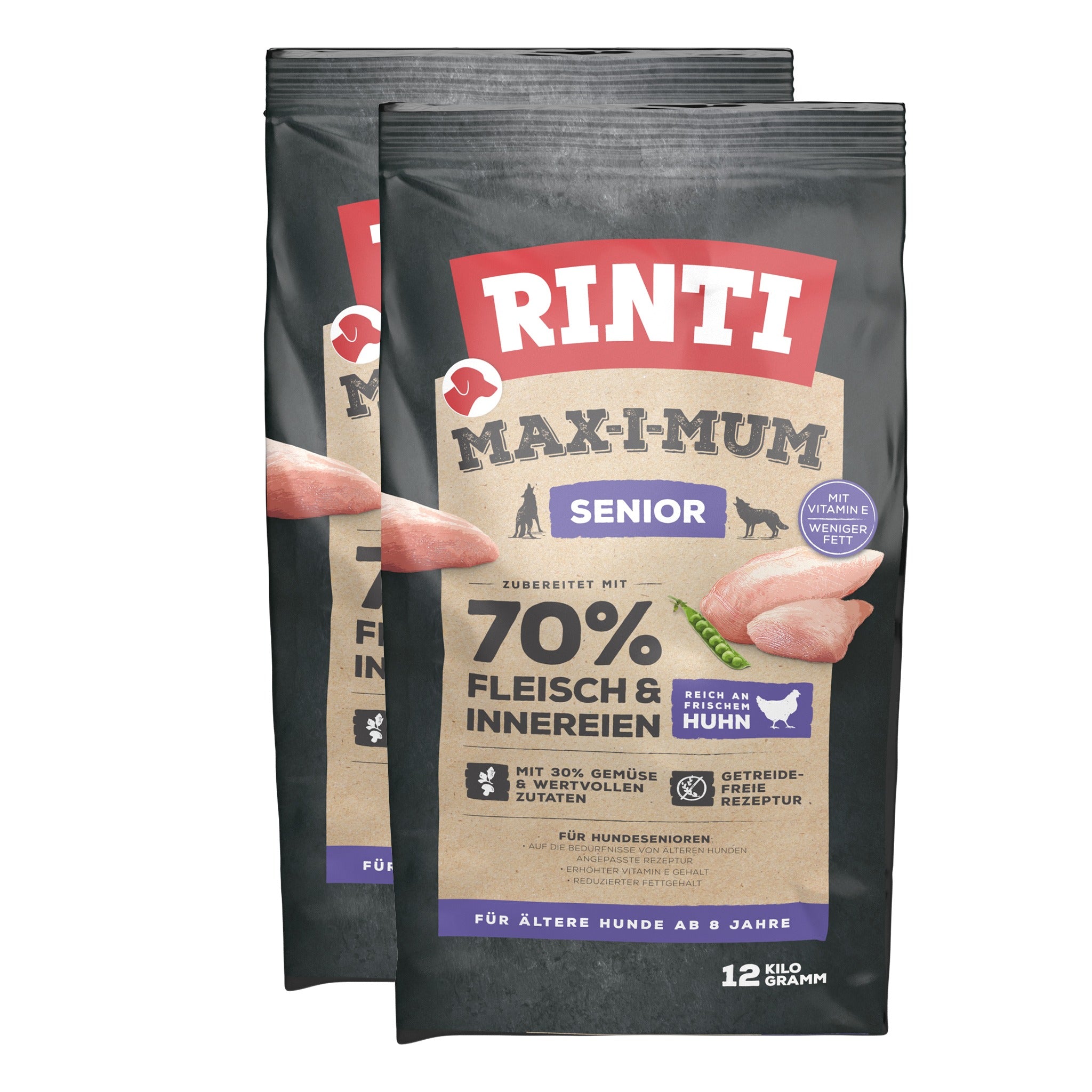 RINTI Max - i - Mum Senior Hundetrockenfutter - Huhn - Woofshack
