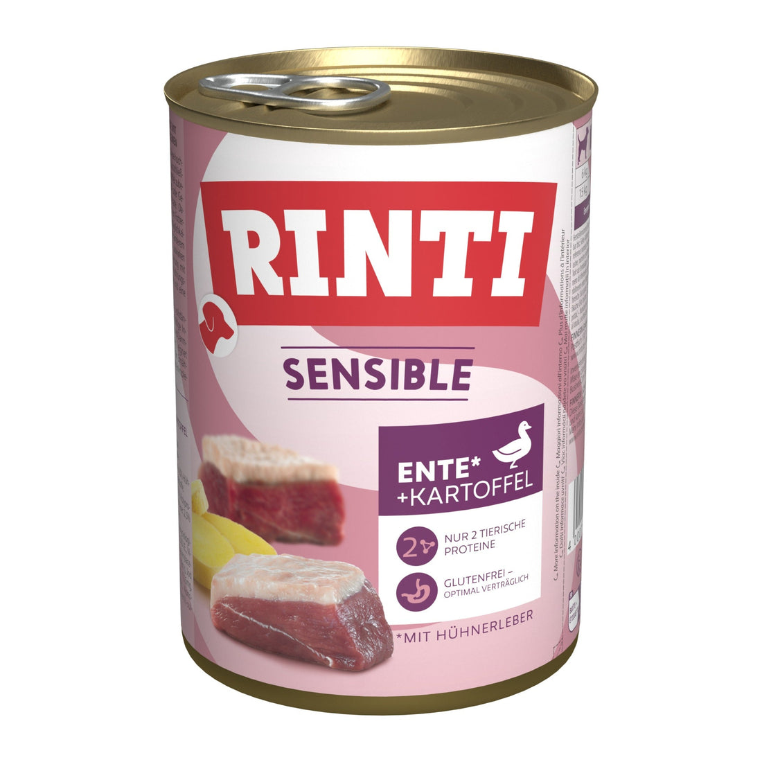 RINTI Sensible Ente + Kartoffel - Hunde Nassfutter - Woofshack