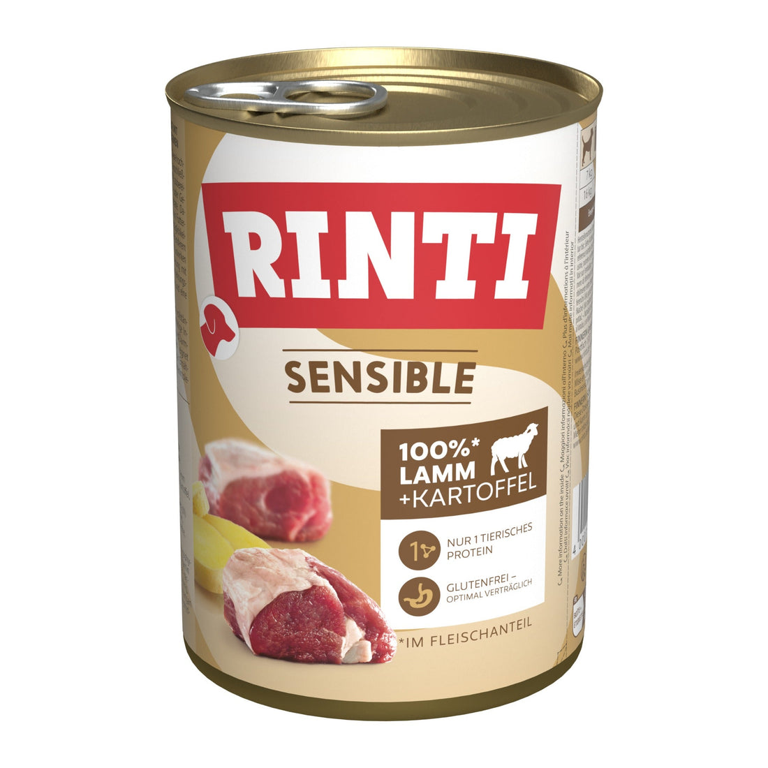 RINTI Sensible Lamm + Kartoffel - Hunde Nassfutter - Woofshack