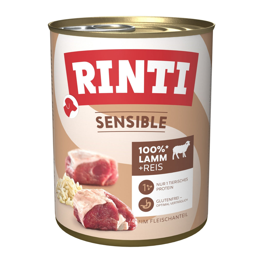 RINTI Sensible Lamm + Reis - Hunde Nassfutter - Woofshack