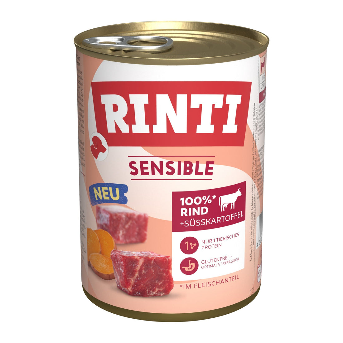RINTI Sensible Rind + Süßkartoffel - Hunde Nassfutter - Woofshack