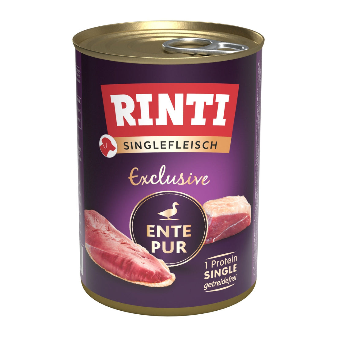 RINTI Singlefleisch Exclusive Ente Pur - Hunde Nassfutter - Woofshack