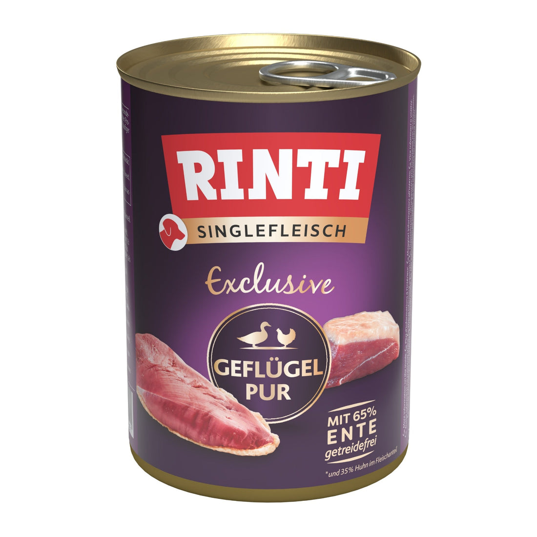 RINTI Singlefleisch Exclusive Geflügel Pur - Hunde Nassfutter - Woofshack