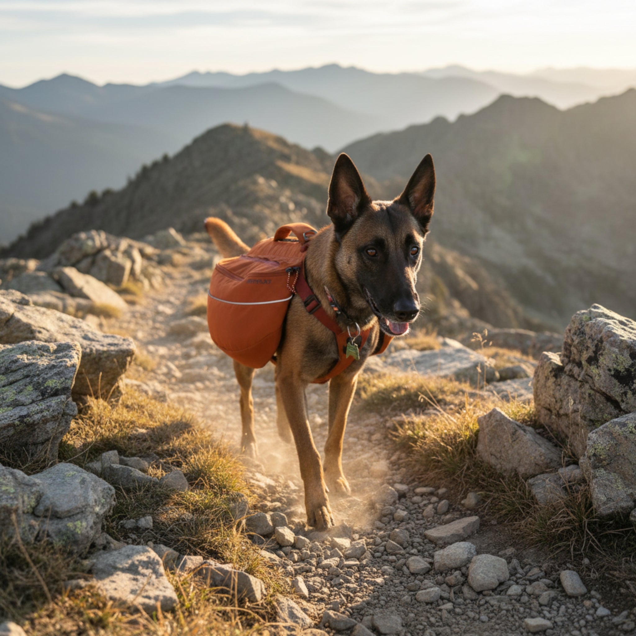 Ruffwear Approach Pack – Ergonomischer Hunderucksack mit Satteltaschen für aktive Hunde auf Trekking &amp; Wandertouren - Woofshack