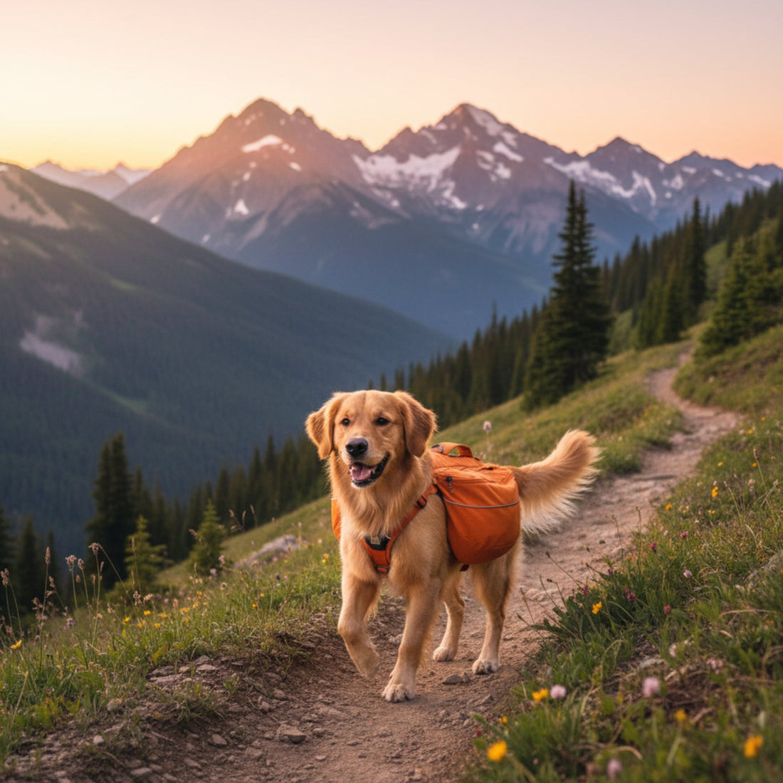 Ruffwear Approach Pack – Ergonomischer Hunderucksack mit Satteltaschen für aktive Hunde auf Trekking &amp; Wandertouren - Woofshack