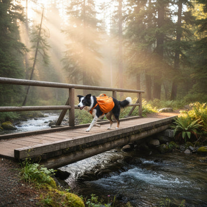 Ruffwear Approach Pack – Ergonomischer Hunderucksack mit Satteltaschen für aktive Hunde auf Trekking &amp; Wandertouren - Woofshack